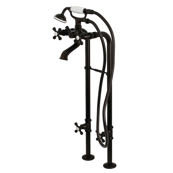Freestanding Tub Faucet, Standard, 2, Freestanding, Oil Rubbed Bronze