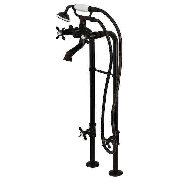 Freestanding Tub Faucet, Standard, 2, Freestanding, Oil Rubbed Bronze