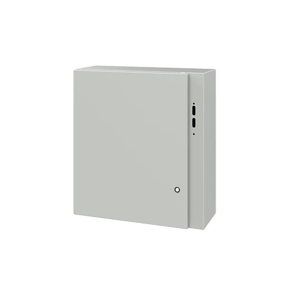 Latch with Disconnect Handle Electrical Enclosures, 24 in H, 8 in D, 22 in W, 4, Steel