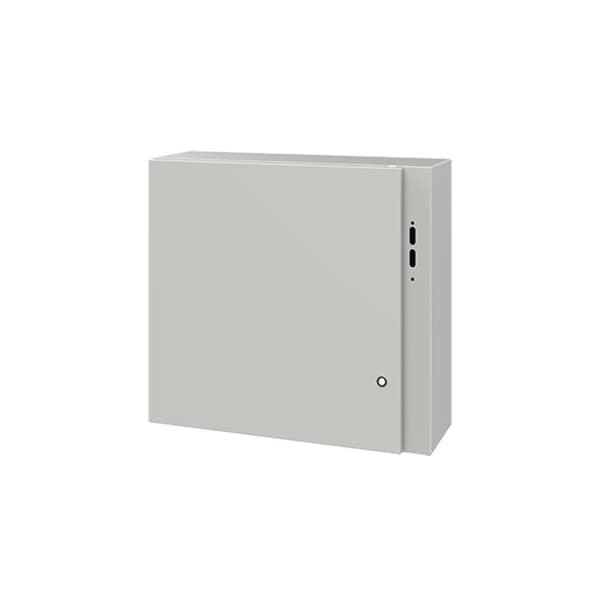 Latch with Disconnect Handle Electrical Enclosures, 24 in H, 8 in D, 26 in W, 4, Steel