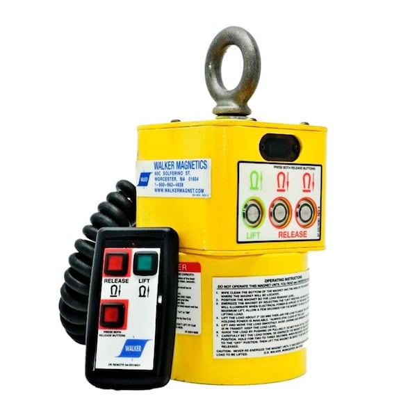 Electromagnetic Lift, 7" Round with Wire