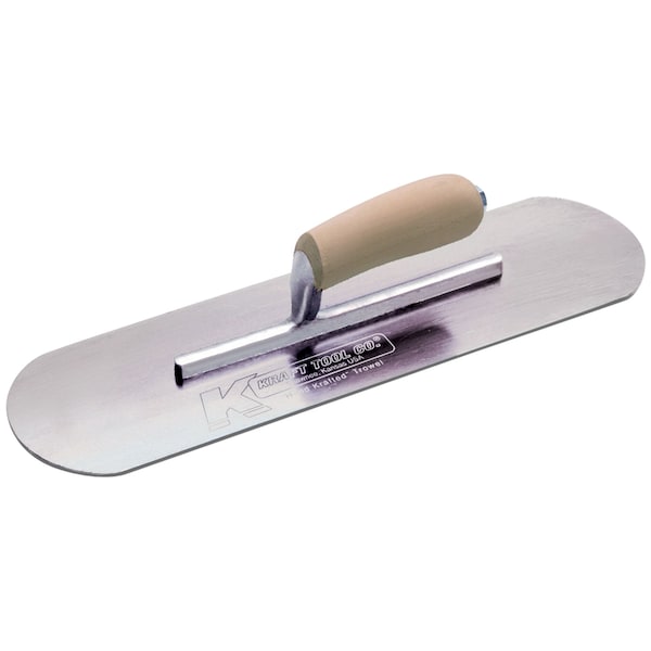 Swedish Stainless Steel Pool Trow, 16"x3