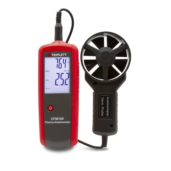Triplett CFM100 CFM/CMM Thermo-Anemomete