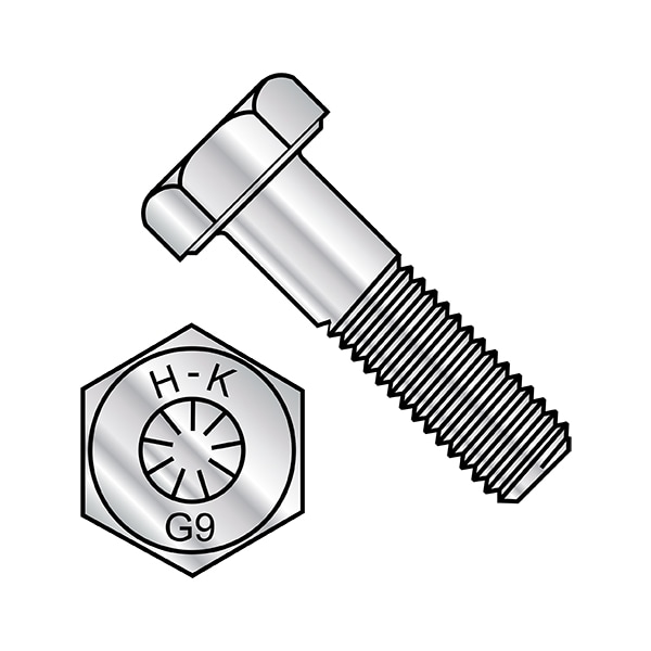 Grade 9, 5/16"-24 Hex Head Cap Screw, Ecoguard Steel, 1 in L, 1400 PK