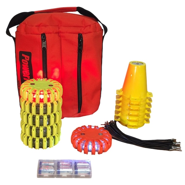 Cone Kit, Lnd Zon, 6, Mixed