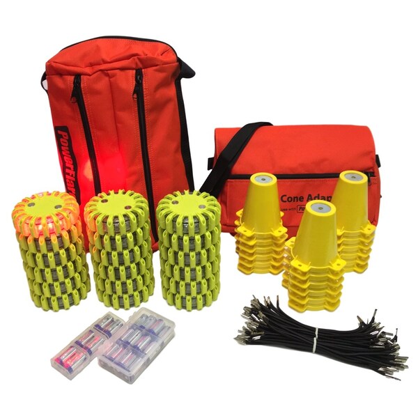 Cone Kit, Softpack, 18, Red Lt, Ylw Shell