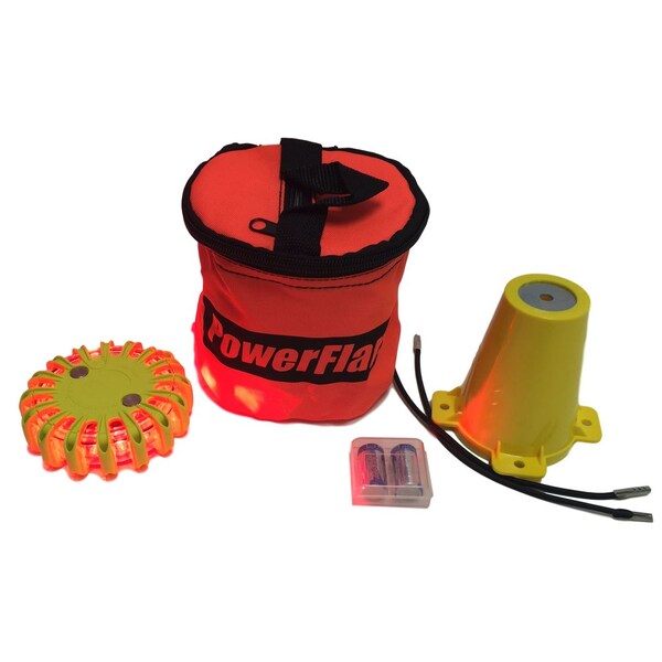 Cone Kit, Softpack, 1, Red Lt, Ylw Shell