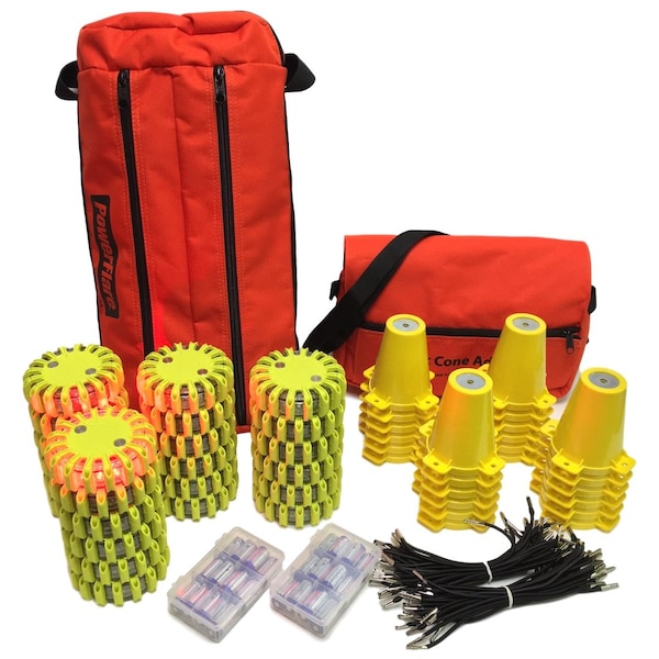 Cone Kit, Softpack, 24, Red Lt, Ylw Shell