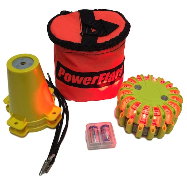 Cone Kit, Softpack, 2, Red Lt, Ylw Shell