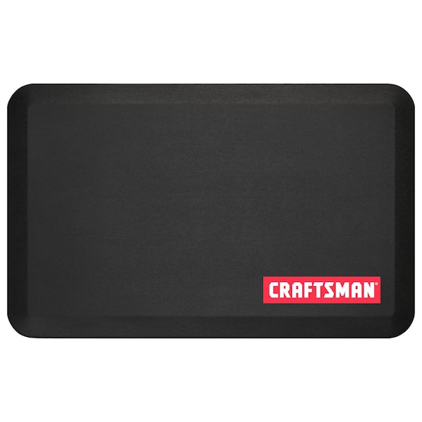 Antifatigue Mat, 32 in L x 20 in W, 0.75 in Thickness, Black