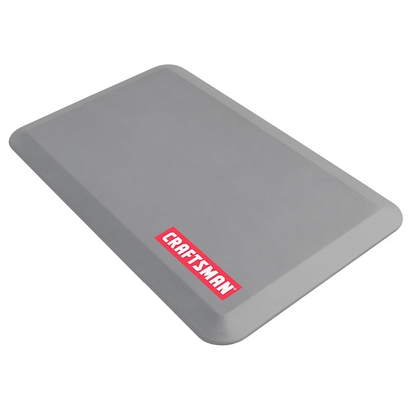 Antifatigue Mat, 32 in L x 20 in W, 0.75 in Thickness, Grey