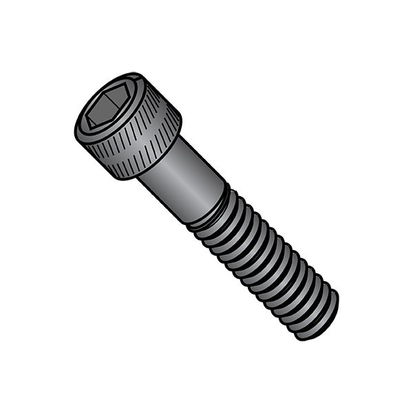 #4-40 Socket Head Cap Screw, Black Oxide Steel, 1/8 in Length, 5000 PK