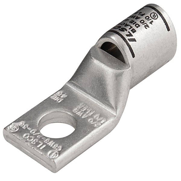 One-Hole Compression Lug, Standard Barrel, Copper, None, 3 PK