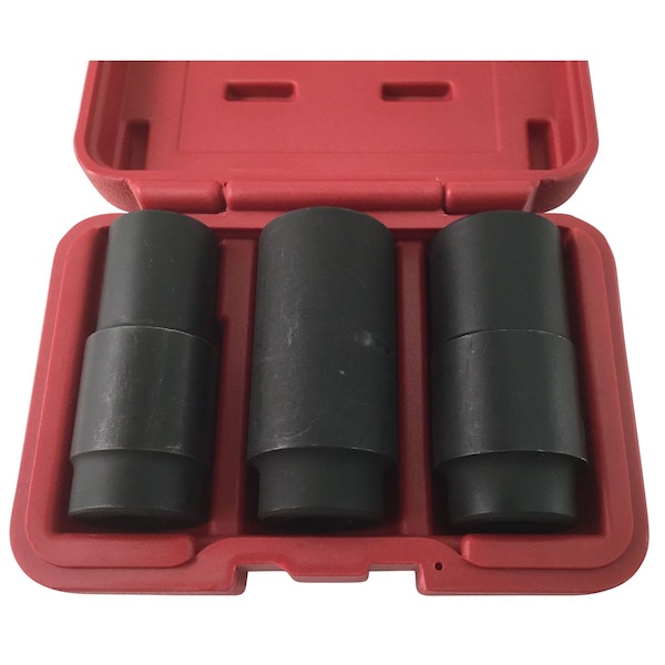Crank Bolt Socket Set, 3Pc