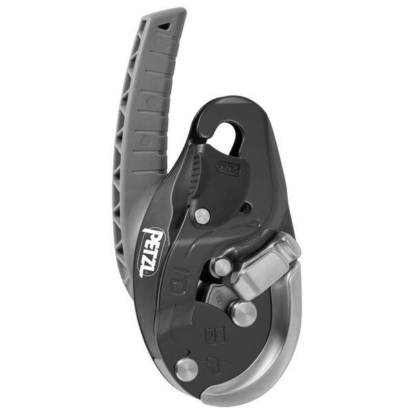 ID EVAC descender for lowering from an anchor, ANSI And NFPA, Black