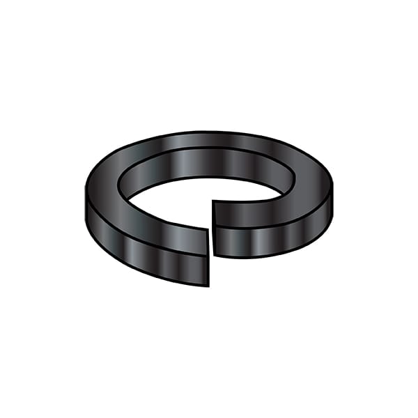 Split Lock Washer, For Screw Size M6 18-8 Stainless Steel, Plain Finish, 7000 PK