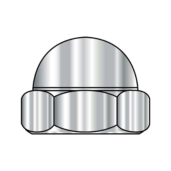 Cap Nut, M5-0.80, Stainless Steel, 10 mm H, 3000 PK