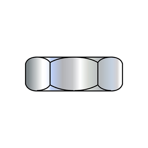 Lock Nut, M3.5-6.00, Steel, Class 4, Zinc Plated, 10000 PK