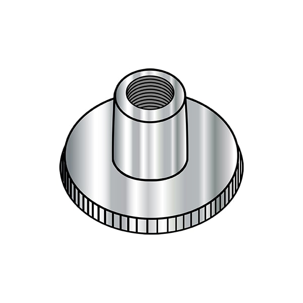 M6-1.0 DIN466 KNURLED THUMB NUTS STAINLESS STEEL, PK250