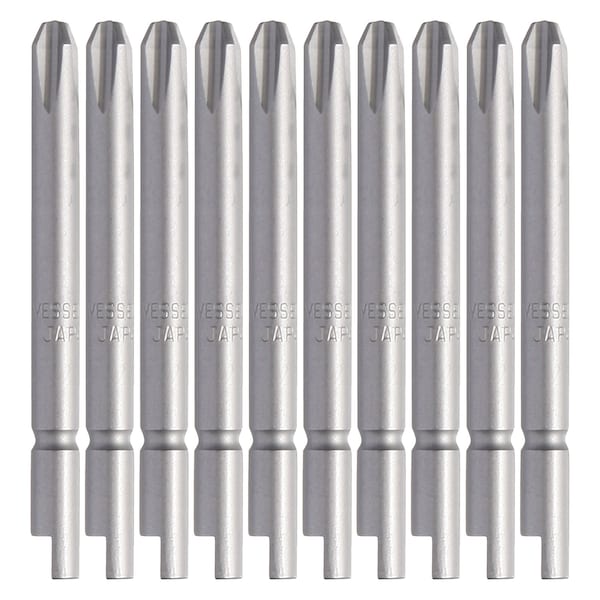 Precision Bit Halfmoon-Shank 4mm, PK10