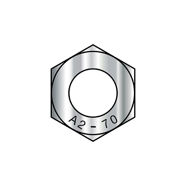 Hex Nut, M5-0.8, Stainless Steel, Not Graded, Plain, 9000 PK