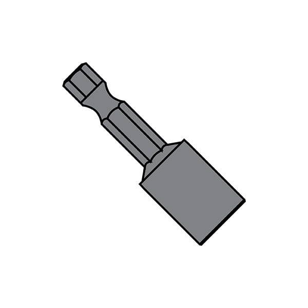 1/4"-20 Structural Bolt, Plain Steel, 10 PK