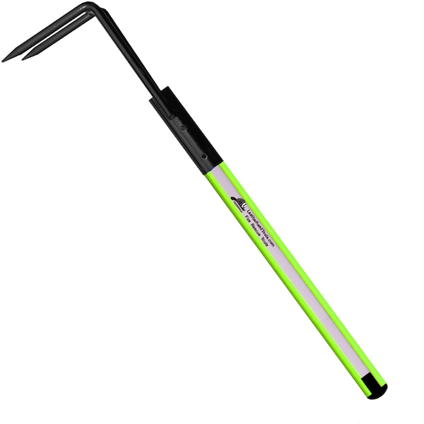 Hi-Viz Lime Rubbish Hook, 14 ft. and But