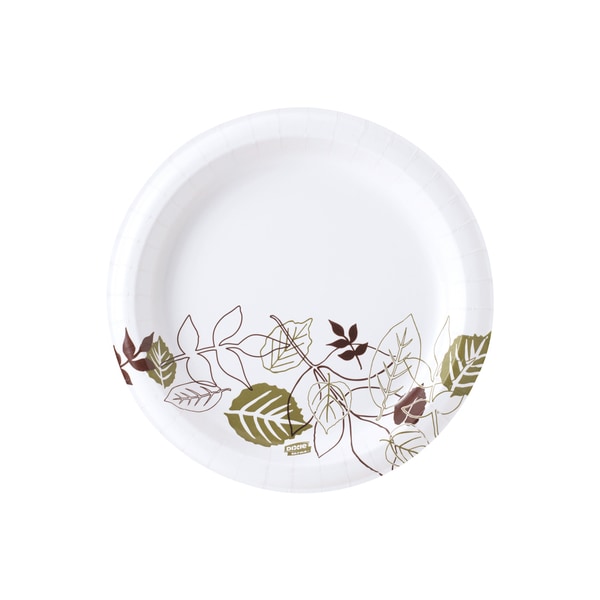 Dixie Paper Plates, 9" Heavyweight, White, PK500
