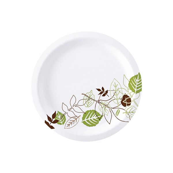 Dixie Paper Plates, 10 1/4" Heavyweight, White, PK500