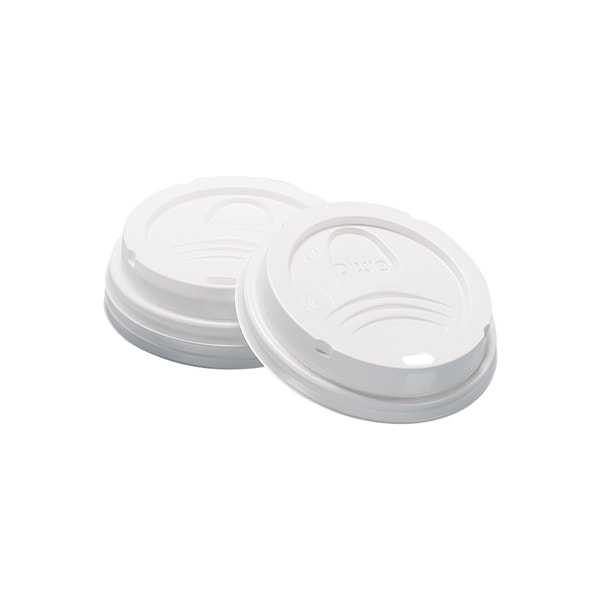 Dixie PerfecTouch Cup Lids, 8 oz., White, PK1000