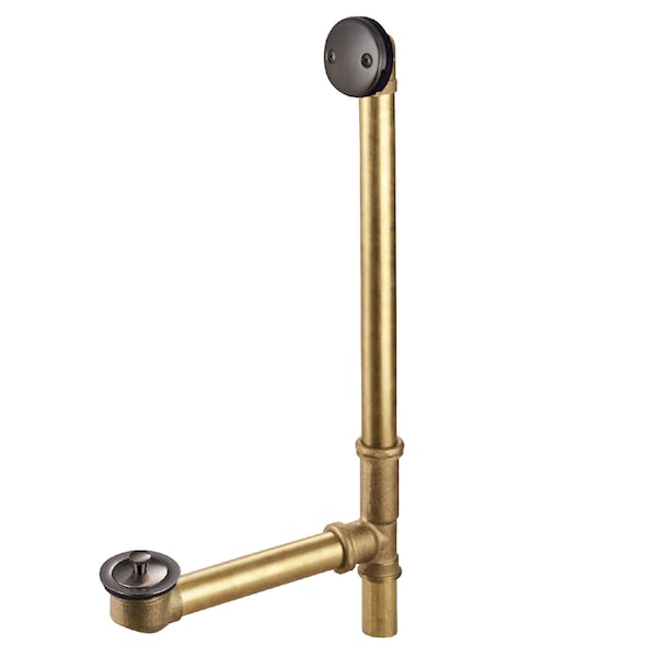 DLL3185 18" Tub Waste & Overflow With Lift & Lock Drain