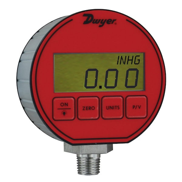 Differential digital pressure transmitter, range 0-0.25" w.c.