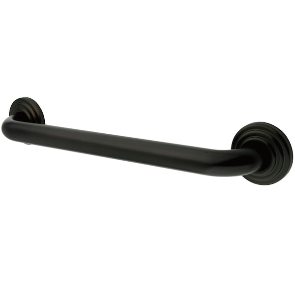 Traditional DR314125 12" Decorative 1-1/4" OD Grab B, 15-1/16" L, 17 ga. Brass, Oil Rubbed Bronze