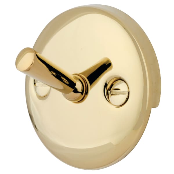 Solid Brass, Round, Overflow Plate with Trip