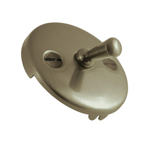 Solid Brass, Round, Overflow Plate with Trip