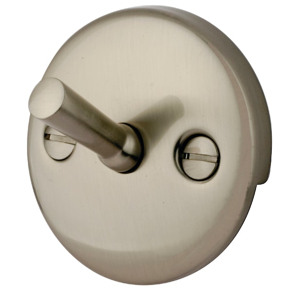 Solid Brass, Round, Overflow Plate with Trip