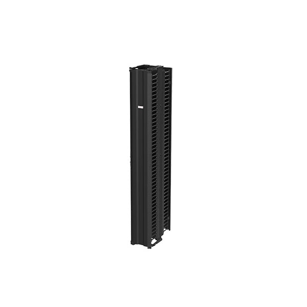 CABLETEK Vertical Cable Manager, 84.00x11.250x21.200, Black, Aluminium