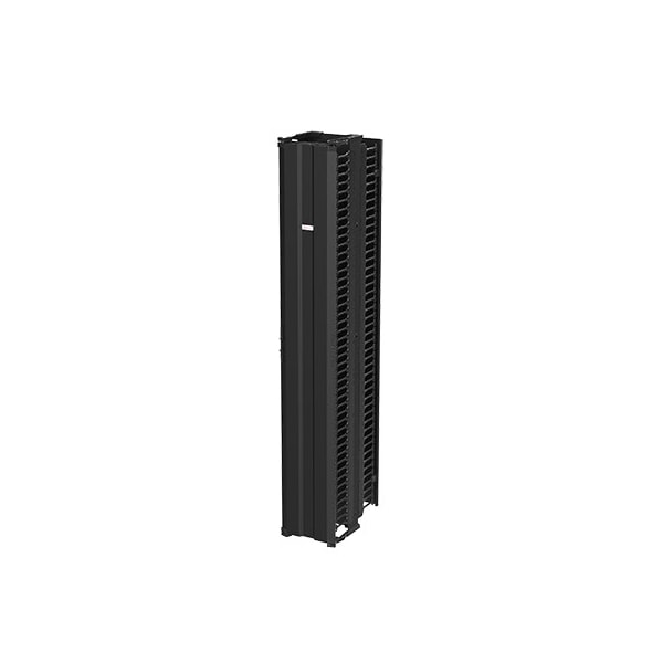 CABLETEK Vertical Cable Manager, 84.00x13.250x21.200, Black, Aluminium