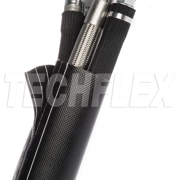Cable Sleeve, 5 in Inside Dia., 25 ft, Black