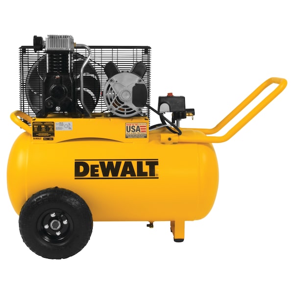 Belt Drive Portable Compressor, 20 gal.