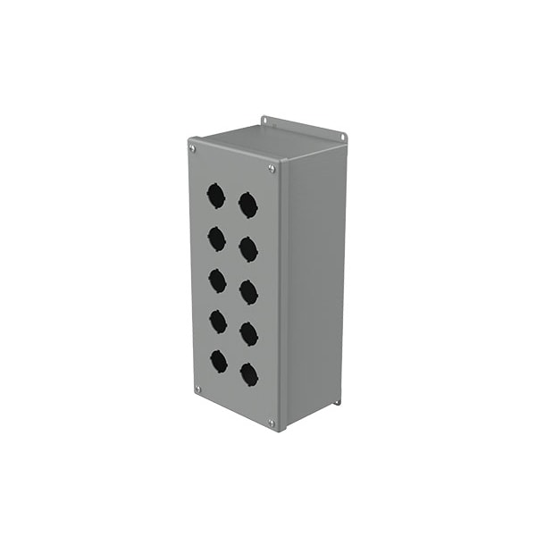 Captive Screws Electrical Enclosures, 14 in H, 4-3/4 in D, 6-1/4 in W, NEMA 12, Steel
