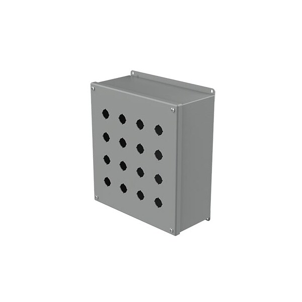 Captive Screws Electrical Enclosures, 11-3/4 in H, 4-3/4 in D, 10-3/4 in W, NEMA 12, Steel