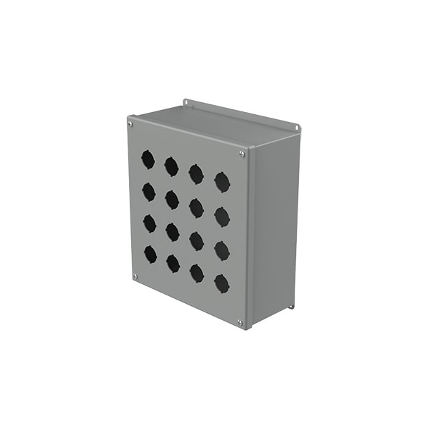 Captive Screws Electrical Enclosures, 11-3/4 in H, 4-3/4 in D, 10-3/4 in W, NEMA 12, Steel