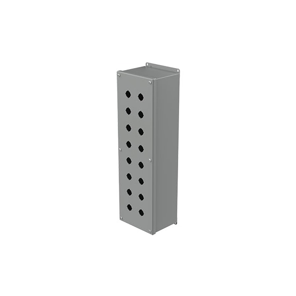 Captive Screws Electrical Enclosures, 20-3/4 in H, 4-3/4 in D, 6-1/4 in W, NEMA 12, Steel