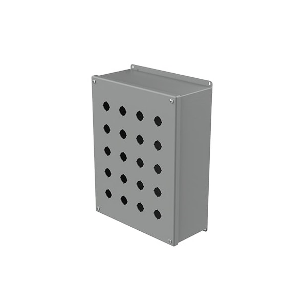 Captive Screws Electrical Enclosures, 14 in H, 4-3/4 in D, 10-3/4 in W, NEMA 12, Steel