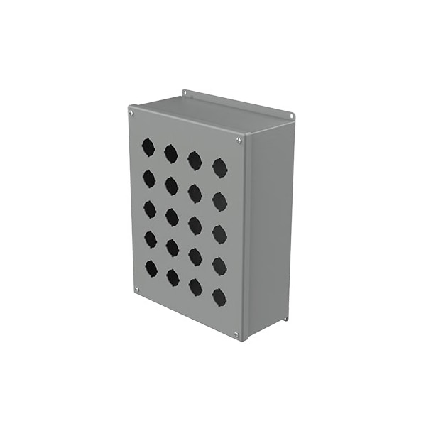 Captive Screws Electrical Enclosures, 14 in H, 4-3/4 in D, 10-3/4 in W, NEMA 12, Steel