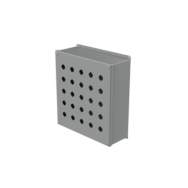 Captive Screws Electrical Enclosures, 14 in H, 4-3/4 in D, 13 in W, NEMA 12, Steel