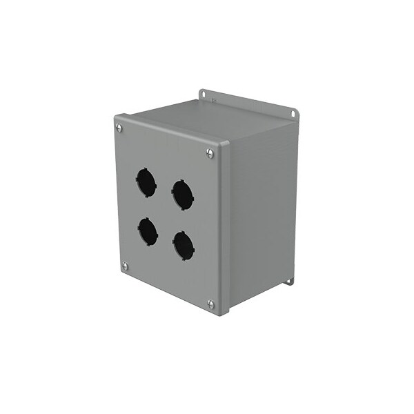 Captive Screws Electrical Enclosures, 7-1/4 in H, 4-3/4 in D, 6-1/4 in W, NEMA 12, Steel