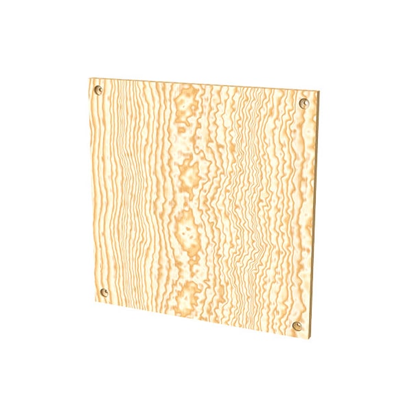 Wood Panel, Fits 600x600mm, Wood