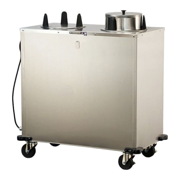 Regular Express Heat Plate Dispenser Cabinet - 9-1/4" to 10-1/8"